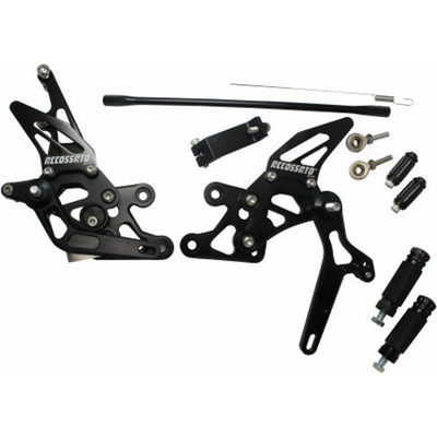 ACCOSSATO Adjustable Racing Street Rearsets ACCOSSATO FT085 hliník