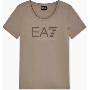 EA7 Emporio Armani Тениска train logo series w tee ss rn fancy - sportdepot - 107,94 лв