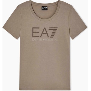 EA7 Emporio Armani Тениска train logo series w tee ss rn fancy - sportdepot - 124,55 лв