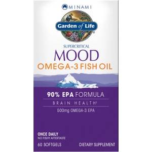 Garden of Life Minami Mood Omega-3 Fish Oil, 60 softgels