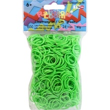 RAINBOW LOOM Original gumičky 600 kusov limetkové zelená