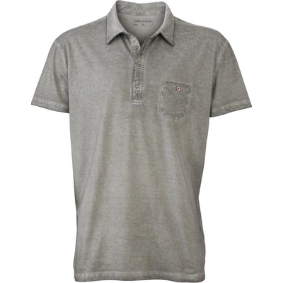 James & Nicholson pánská Gipsy polokošile JN988 šedá