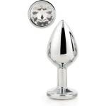 DreamToys Метален анален разширител в сребристо с кристал Precious M