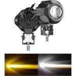  Универсален 20w Лед led Халоген Фар Работна Лампа къси/дълги светлини бяла + жълта 9v - 60v за джип офроуд мотор мотоцик