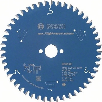 BOSCH Pílový kotúč Expert for High Pressure Laminate, 160x2,2mm 2608644132