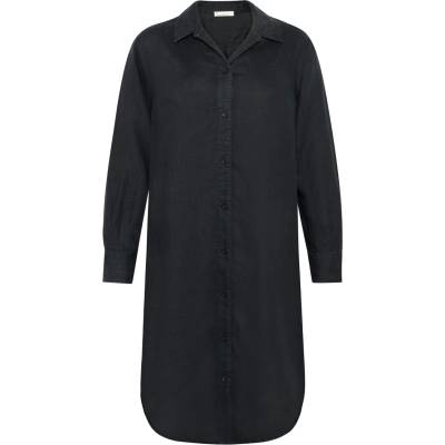 KnowledgeCotton Apparel Дамска рокля Knowledgecotton apparel Women's Classic Linen Dress - Black Jet - размер XL (134-0994-0314)