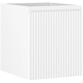 Mexen Rivel шкаф за баня за мивка 40 см, 1 чекмедже, набразден, бял мат - 91A20-04047-1-BF01 (91A20-04047-1-BF01)