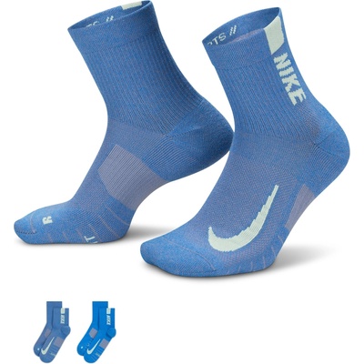 Nike Чорапи Nike U NK MLTPLIER ANKLE 2PR - 144 sx7556-991 Размер M