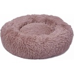 DUBEX PONCHIK - Small - меко, плюшено, кръгло легло, 50 х 9 см - РОЗОВО, Турция - 51794
