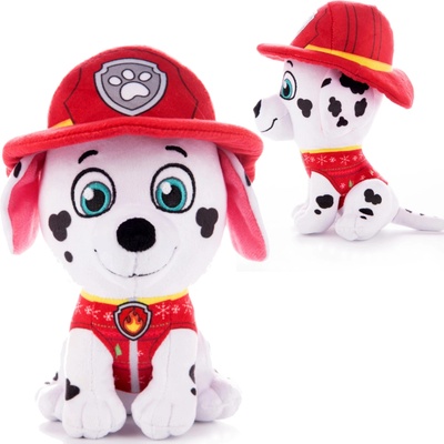 PAW PATROL Marshall vo vianočnom svetri 29 cm