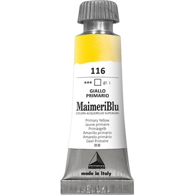 Maimeri Blu Акварелна боя Primary Yellow 116 12 ml 1 бр (M1609116)