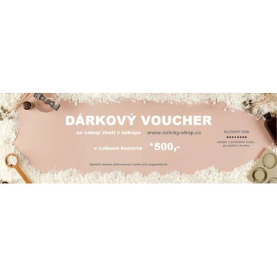 Dárkový VOUCHER - 500 Kč