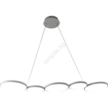 MILAGRO LED Пендел OLYMPIA 5xLED/10W/230V сив (MI2564)