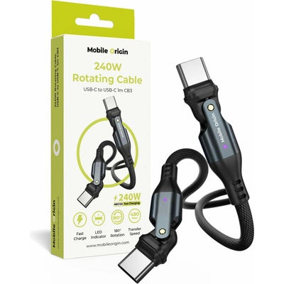 Mobile MO-240WRC-CB3 Origin 240W Rotating USB-C to USB-C