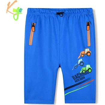 Kugo chlapecké 3/4 tepláky tyrkysové TM8235