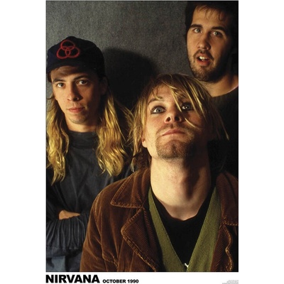 Plagát, Obraz - Nirvana - October 1990, 59.4 × 84.1 cm