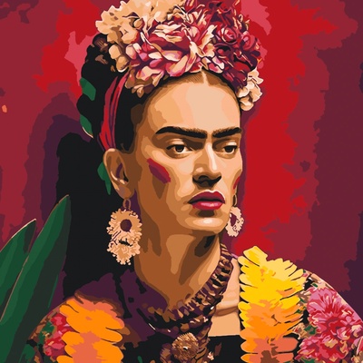 Vymalujsisam Malování podle čísel Frida Kahlo