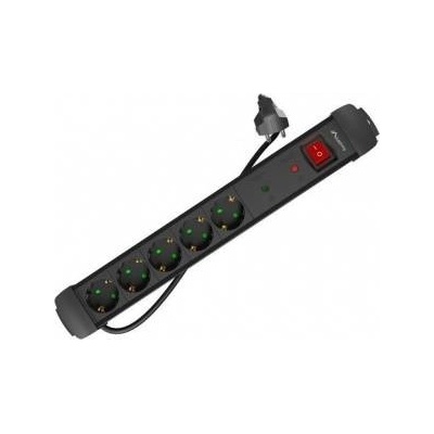 Lanberg Power strip Lanberg SP1 power strip 5m 5x 230V Schuko black