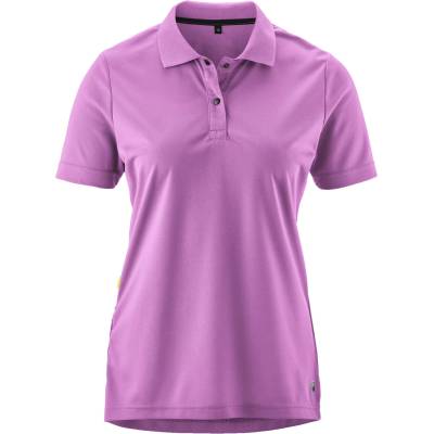 Gonso Дамска фланелка с къс ръкав за колоездене Gonso Women's Essential Poloshirt Cycling jersey - Wisteria Bloom - размер 36 (EU) (156-1182-1212)