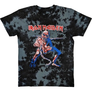 Iron Maiden Eddie Piece Of Mind (Wash Collection) Тениска с къс ръкав Black XL (IMTEE179MDD04)