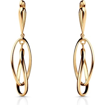 SAVICKI Обеци savicki: жълто злато