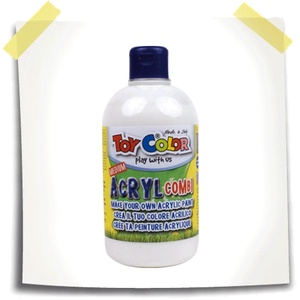 Toy Color Акрилна основа за комбиниране с темперна боя Toy Color 500 мл