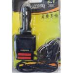  Fm трансмитер с кабели за зареждане на телефони lcd, usb, aux, sd