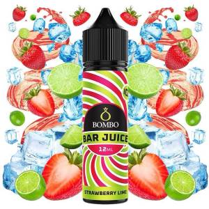 Bombo Bar Juice Strawberry Lime Ice 12ml/60ml - boombvaping - 25,41 лв