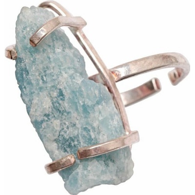 Nefertitis Be Beautiful Akvamarín surový prsten NF54585