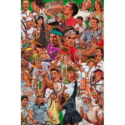 Plagát, Obraz - Legends of the Tennis, 61 × 91.5 cm