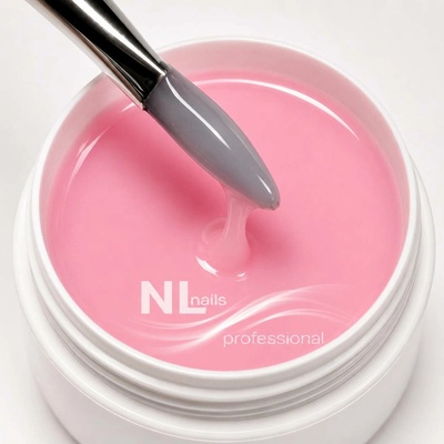 NL nails professional Uv Led lesk Glanz Shine rose milk 15ml