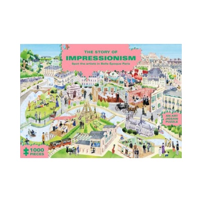 Jigsaw Story of Impressionism Art History Michael George 1000 dielov