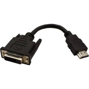 Roline Кабел Roline 12.99. 3115, HDMI (м) към DVI (ж), 0.15m, черен