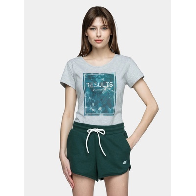 4F H4L21 TSD031 Dámske tričko US XL H4L21 TSD031 COLD LIGHT GREY