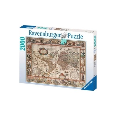 Ravensburger Mapa světa 2000 dílků – Sleviste.cz