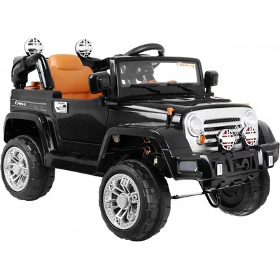 Lean Cars Elektrické autíčko Jeep JJ245 2x25w 2x6V 45ah čierna