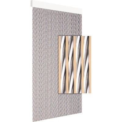 Záves na dvere DARA 90x210cm taupe