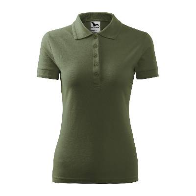 Malfini pique polo 210 / Дамска поло тениска - каки s (2100913)