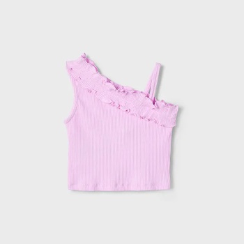 MAYORAL Къс потник рипс в лилав цвят за мини момиче Майорал
