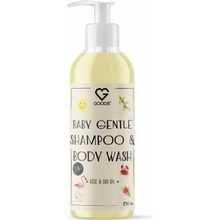 Goodie Detský jemný šampón a sprchový gél 2v1 - ruža & ovsený olej 150 ml