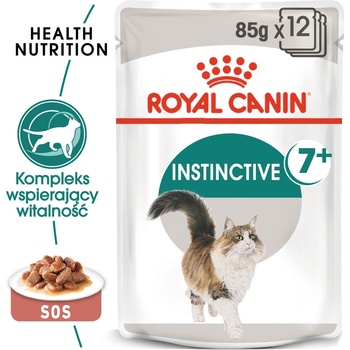 Royal Canin Instinctive +7 12x85g в сос мокра храна за по-възрастни, капризни котки