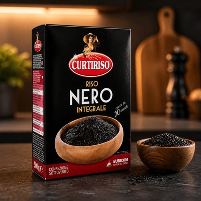 Curtiriso Riso Nero Integrale čierna celozrnná ryža 500 g
