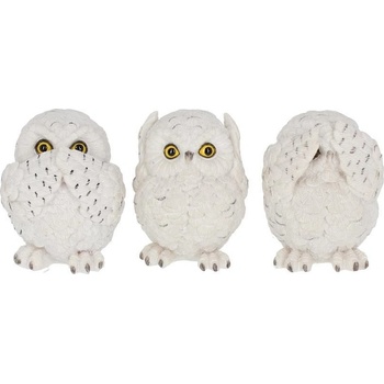 Nemesis Now Комплект статуетки Nemesis Now Adult: Gothic - Three Wise Owls, 8 cm (U2549G6)