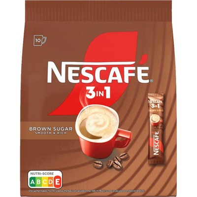 Nescafé 3v1 Brown Sugar 10 x 16,5 g
