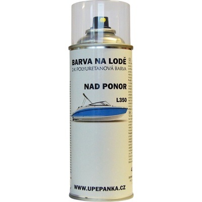 U PEPÁNKA s.r.o. BARVY NA LODĚ 2-K Polyuretanová barva nad ponor ve spreji 400ml Odstin: 095.ČERNÁ