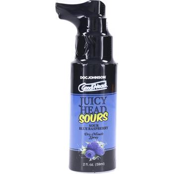 Image 1 of Doc Johnson Juicy Head Dry Mouth Spray Sour Blue Raspberry 60ml