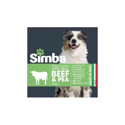 Simba Dog Hovězí s hráškem 150 g