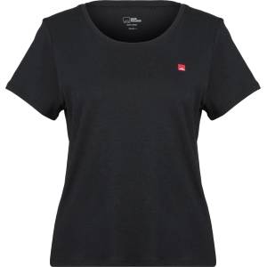 Bergfreunde Дамска тениска Bergfreunde Women's Hemp30 Bergfreunde Tee Patch T-shirt - Black (916-4632-0114)