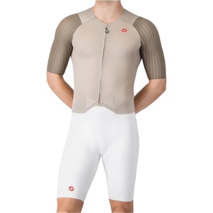 Castelli Мъжки скин за колоездене Castelli Sanremo S Speed Suit Cycling skinsuit - Clay / White - размер 3XL (002-3395-0317)