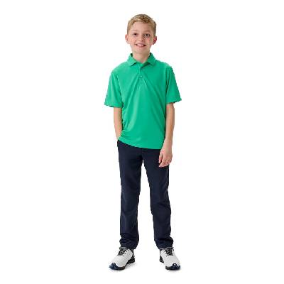 Детска блуза с яка Callaway Unisex Kids' Solid Short-Sleeve Performance Polo Shirt - Holly Green